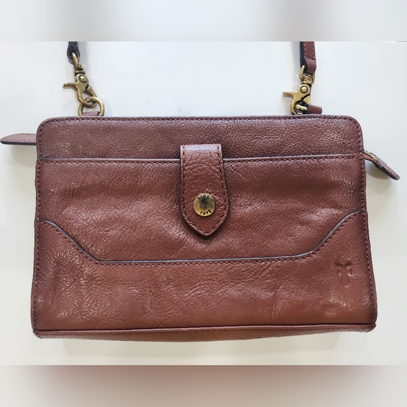 Frye Handbags - Frye Women's Leather Crossbody Bag - Brown